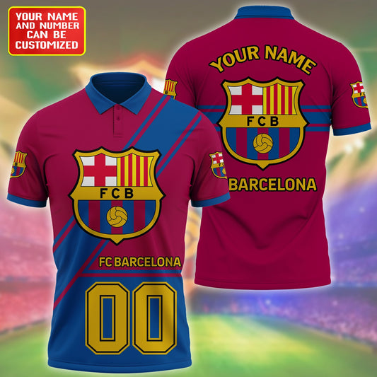 Personalized Barcelona 3D Full Printing Set , Barcelona Shirt , Hoodie , Short , Polo ,hawaii V4