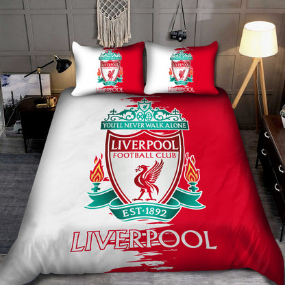 Liverpool Never Walk Alone All Over Printed Bedding Set