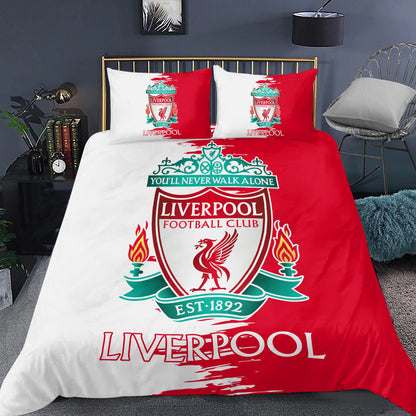 Liverpool Never Walk Alone All Over Printed Bedding Set