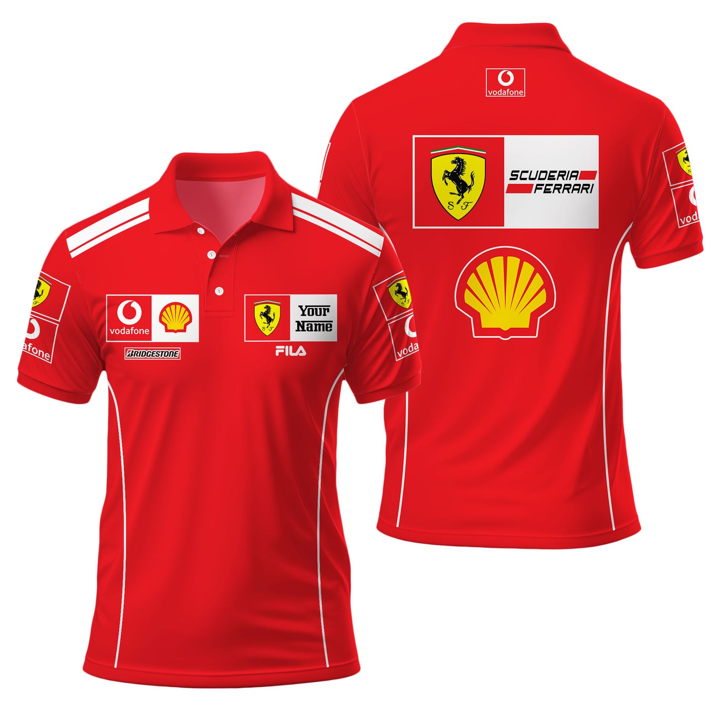 Personalized SF Racing 3D Full Printing Set , SF Racing Shirt , Hoodie , Short , Polo ,hawaii