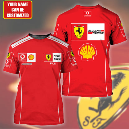 Personalized SF Racing 3D Full Printing Set , SF Racing Shirt , Hoodie , Short , Polo ,hawaii
