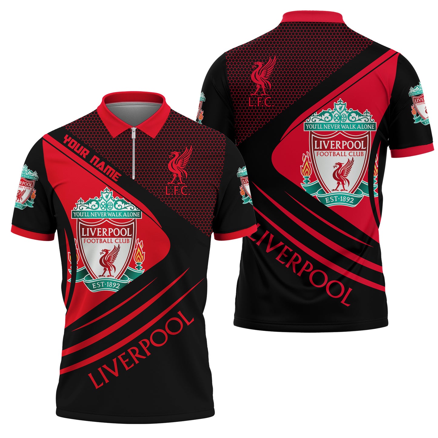 Personalized Liverpool Q6 3D Full Printing Set , Liverpool Q6 Shirt , Zipper Polo, Hoodie , Short ,Polo ,hawaii , ...