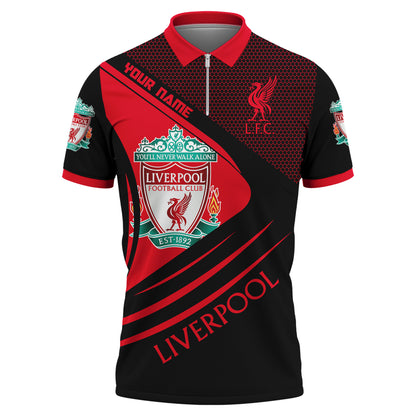 Personalized Liverpool Q6 3D Full Printing Set , Liverpool Q6 Shirt , Zipper Polo, Hoodie , Short ,Polo ,hawaii , ...
