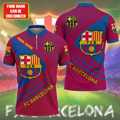 Personalized Barcelona FC 3D Full Printing Set , Barcelona FC Shirt , Zipper Polo, Hoodie , Short ,Polo ,hawaii , ...