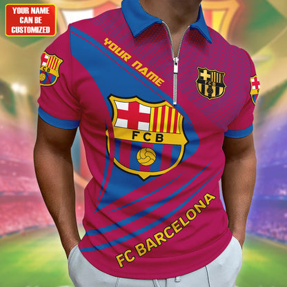Personalized Barcelona FC 3D Full Printing Set , Barcelona FC Shirt , Zipper Polo, Hoodie , Short ,Polo ,hawaii , ...