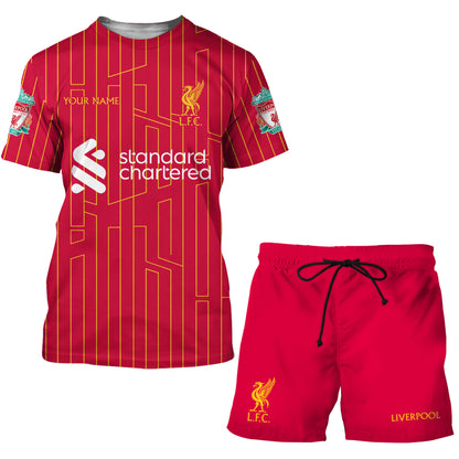 Personalized Liverpool Uniform Shirt Beach Short Q071104