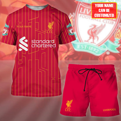 Personalized Liverpool Uniform Shirt Beach Short Q071104