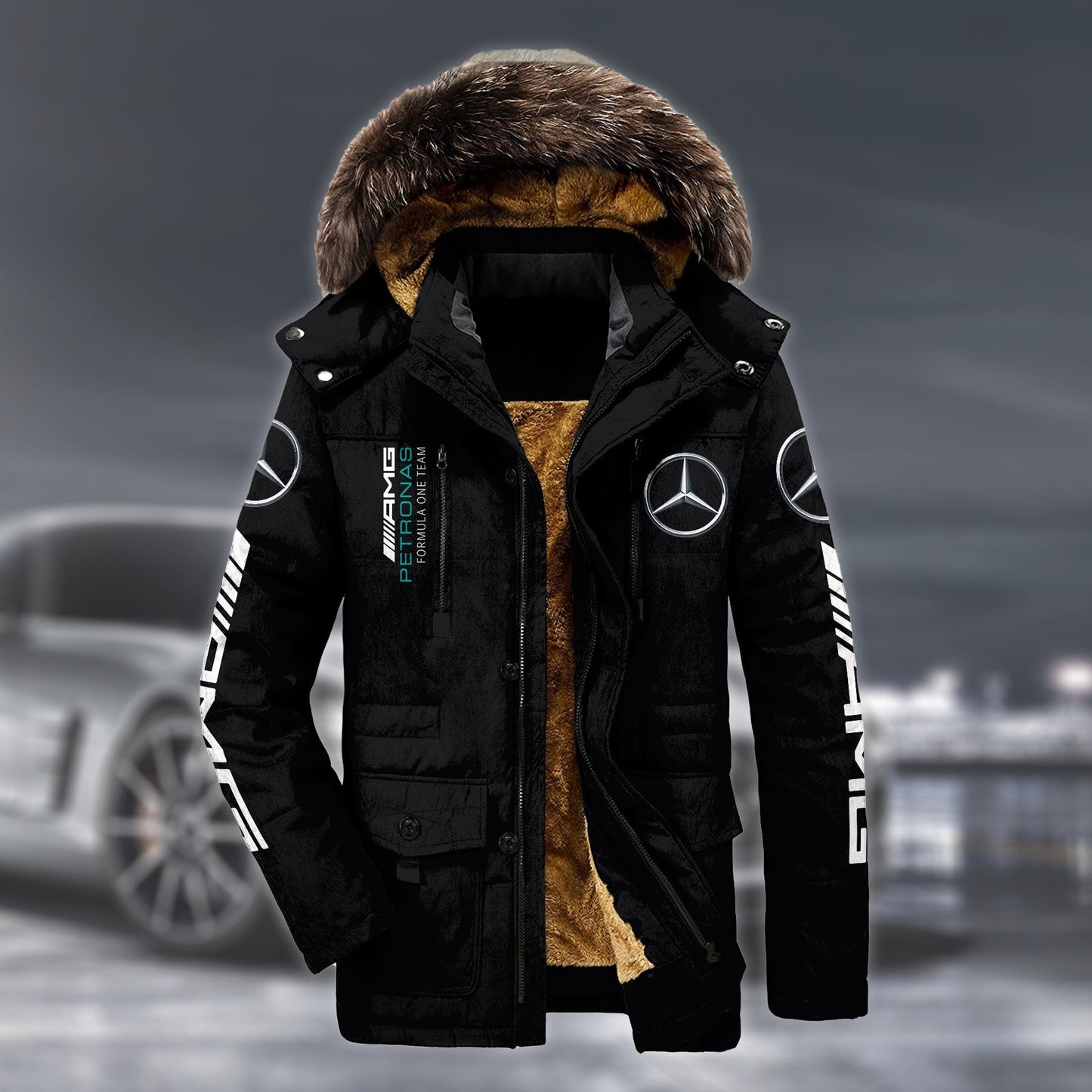 Merc AMG Petronas Parka Winter Jacket