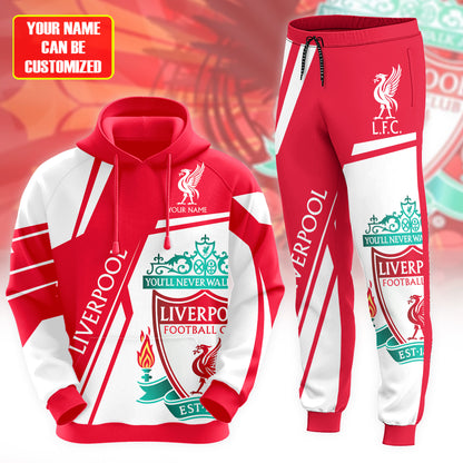 Personalized Liverpool 3D All over Printed Hoodie and Sweatpants set V29