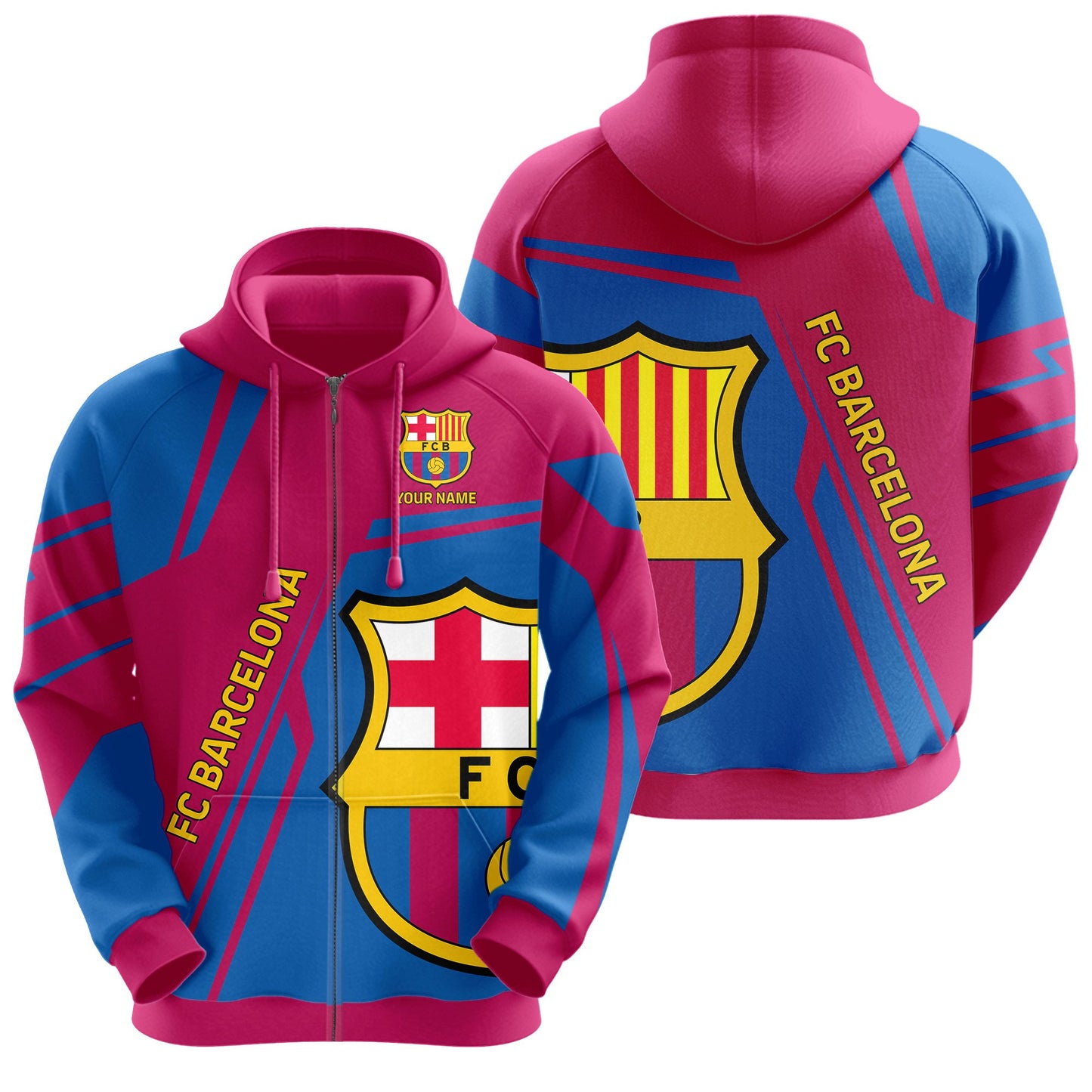 Personalized Barcelona 3D All over Printed Hoodie and Sweatpants set V16