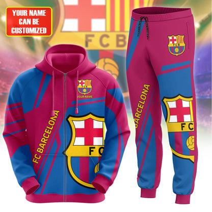 Personalized Barcelona 3D All over Printed Hoodie and Sweatpants set V16
