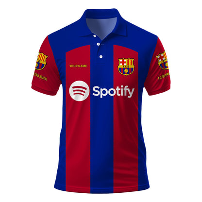 Personalized Barcelona Training Kit Shirt Beach Short