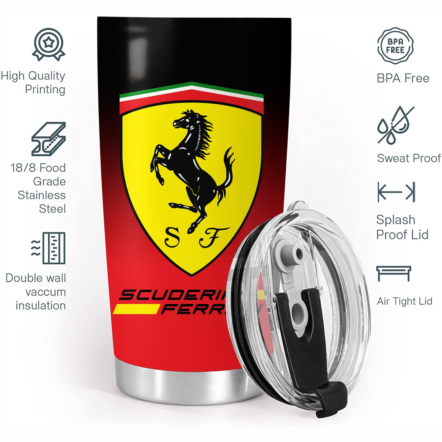 Personalized SF Stainless Tumbler 20oz 30oz Cup