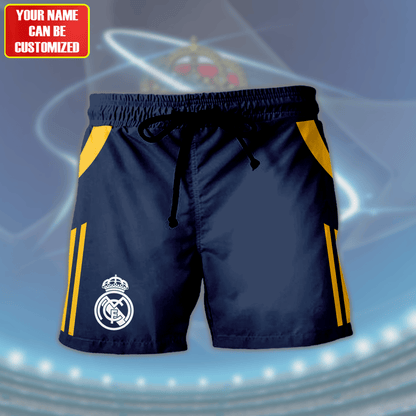 Personalized Real Madrid Training Kit Shirt Beach Short