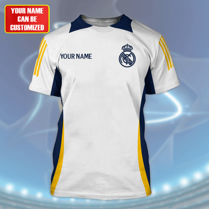 Personalized Real Madrid Training Kit Shirt Beach Short