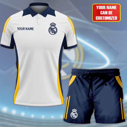 Personalized Real Madrid Training Kit Shirt Beach Short