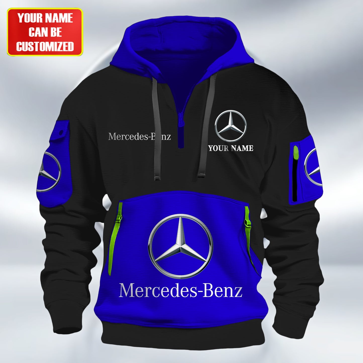 Personalized Merc 3D Zip-Hoodie Cotton Jacket - Version Color