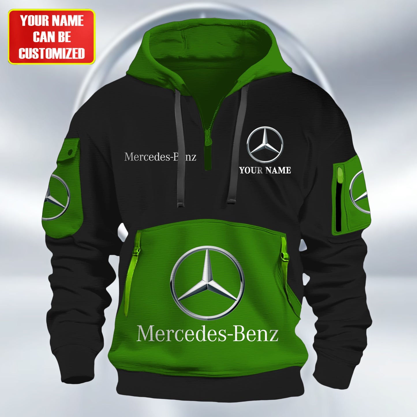 Personalized Merc 3D Zip-Hoodie Cotton Jacket - Version Color