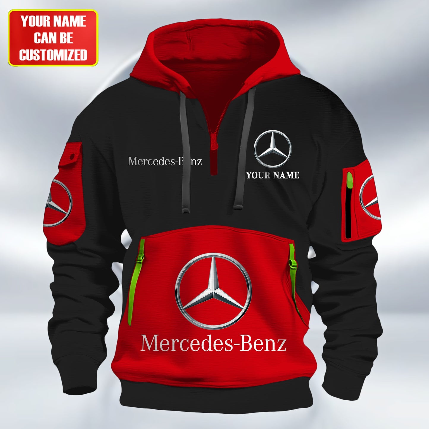Personalized Merc 3D Zip-Hoodie Cotton Jacket - Version Color