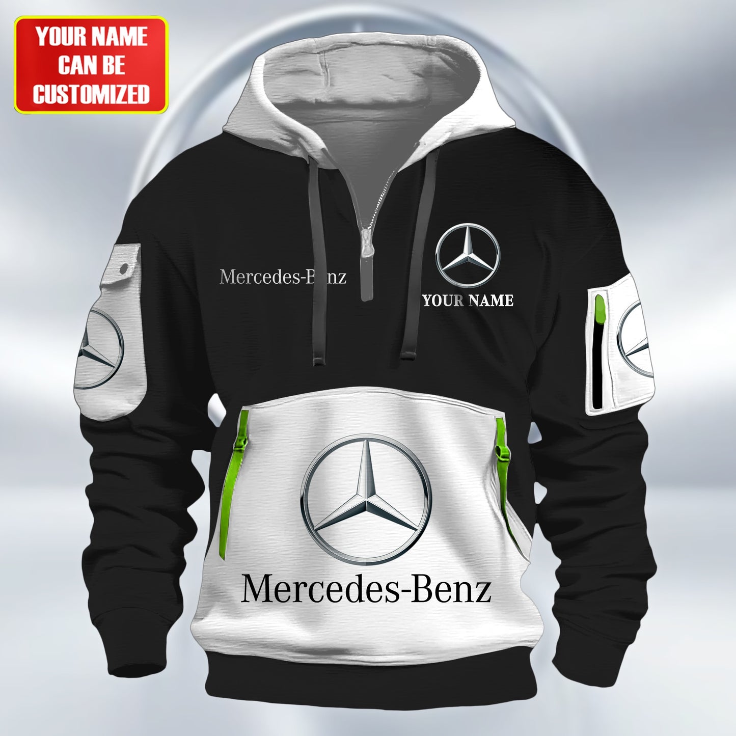 Personalized Merc 3D Zip-Hoodie Cotton Jacket - Version Color