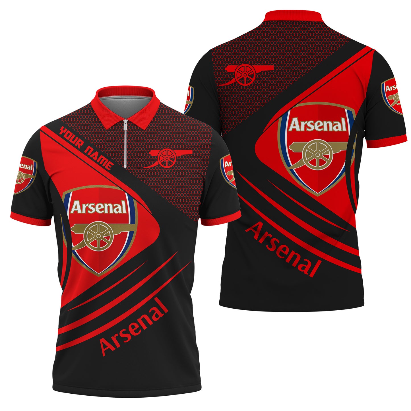 Personalized Arsenal 3D Full Printing Set ,Arsenal Shirt , Hoodie , Short , Polo ,hawaii