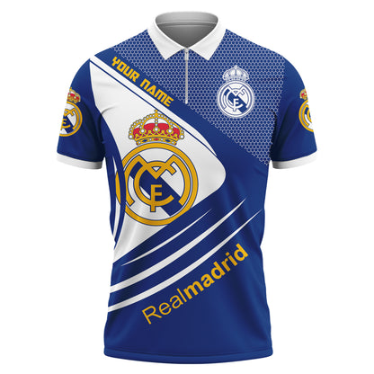 Personalized Real Madrid 3D Full Printing Set , Real Madrid Shirt , Hoodie , Short , Polo ,hawaii