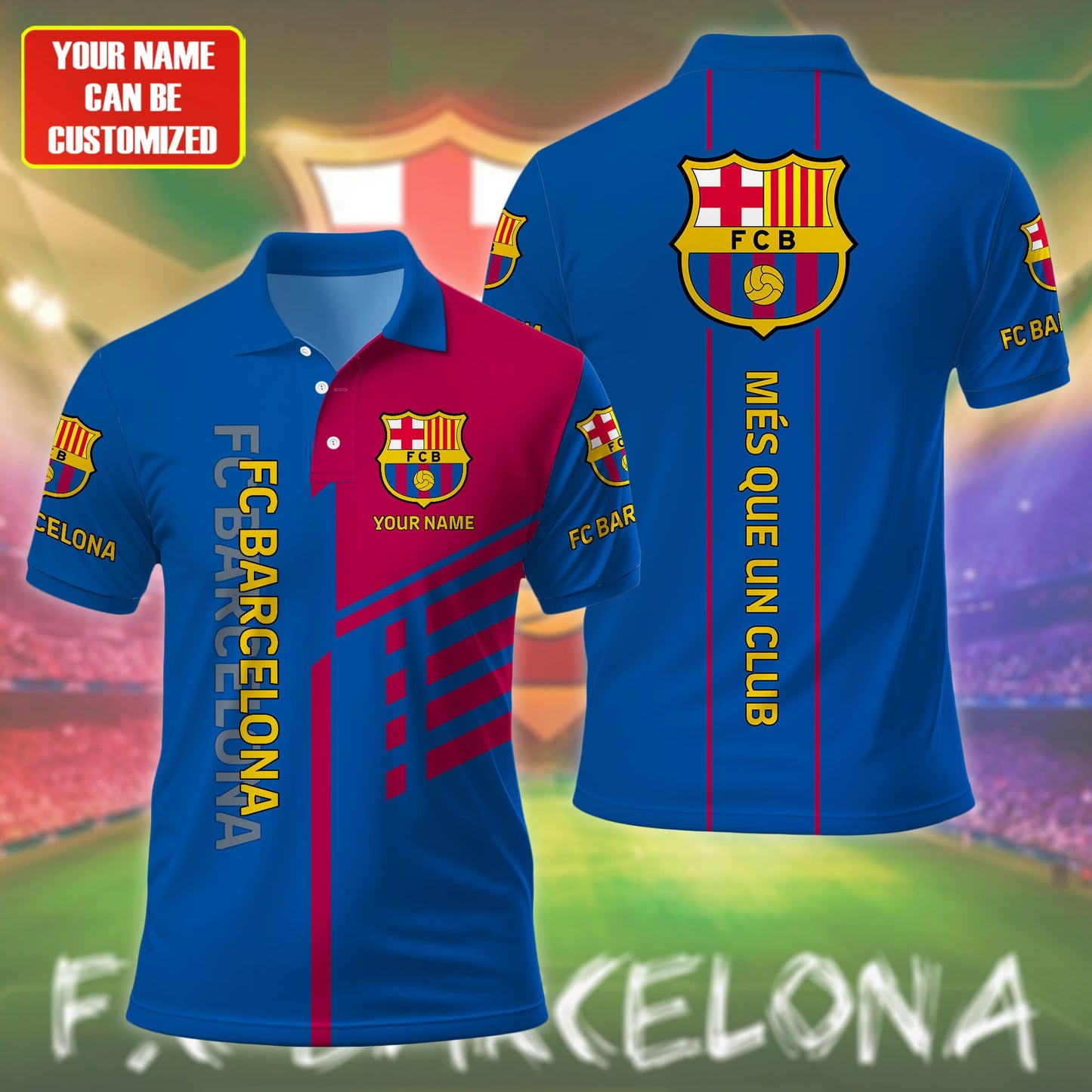 Personalized Barcelona 3D Full Printing Set , Barcelona Shirt , Hoodie , Short , Polo ,hawaii V5
