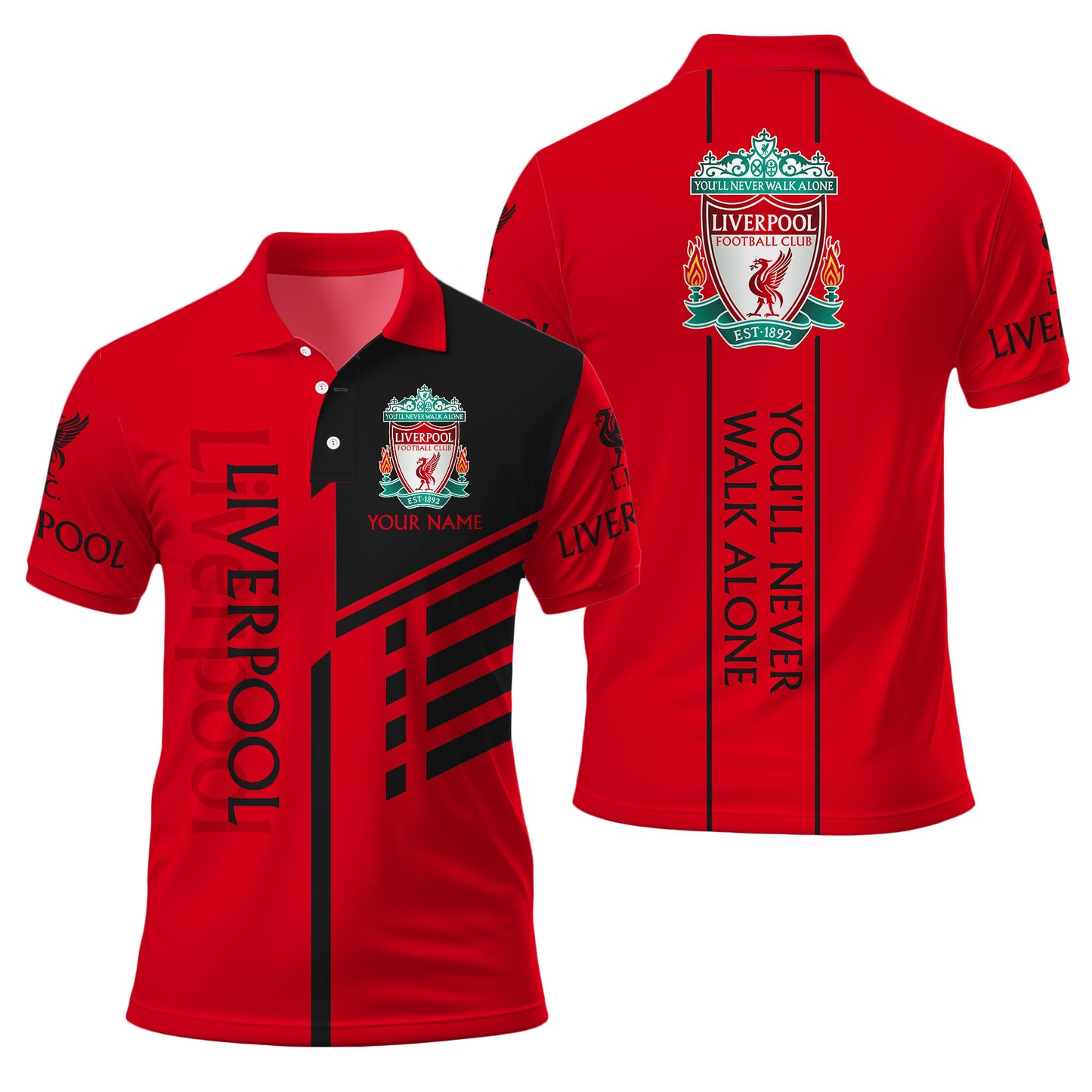 Personalized Liverpool 3D Full Printing Set , Liverpool Shirt , Hoodie , Short , Polo ,hawaii V8
