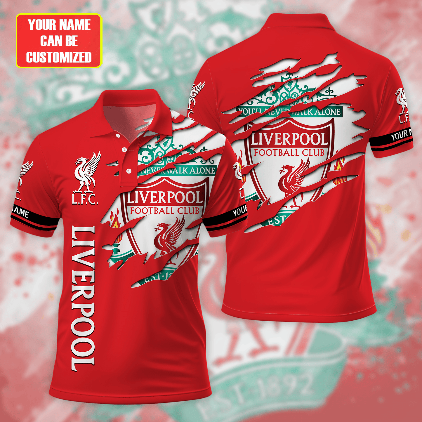 Personalized Liverpool 3D Full Printing Set , Liverpool Shirt , Hoodie , Short , Polo ,hawaii V10