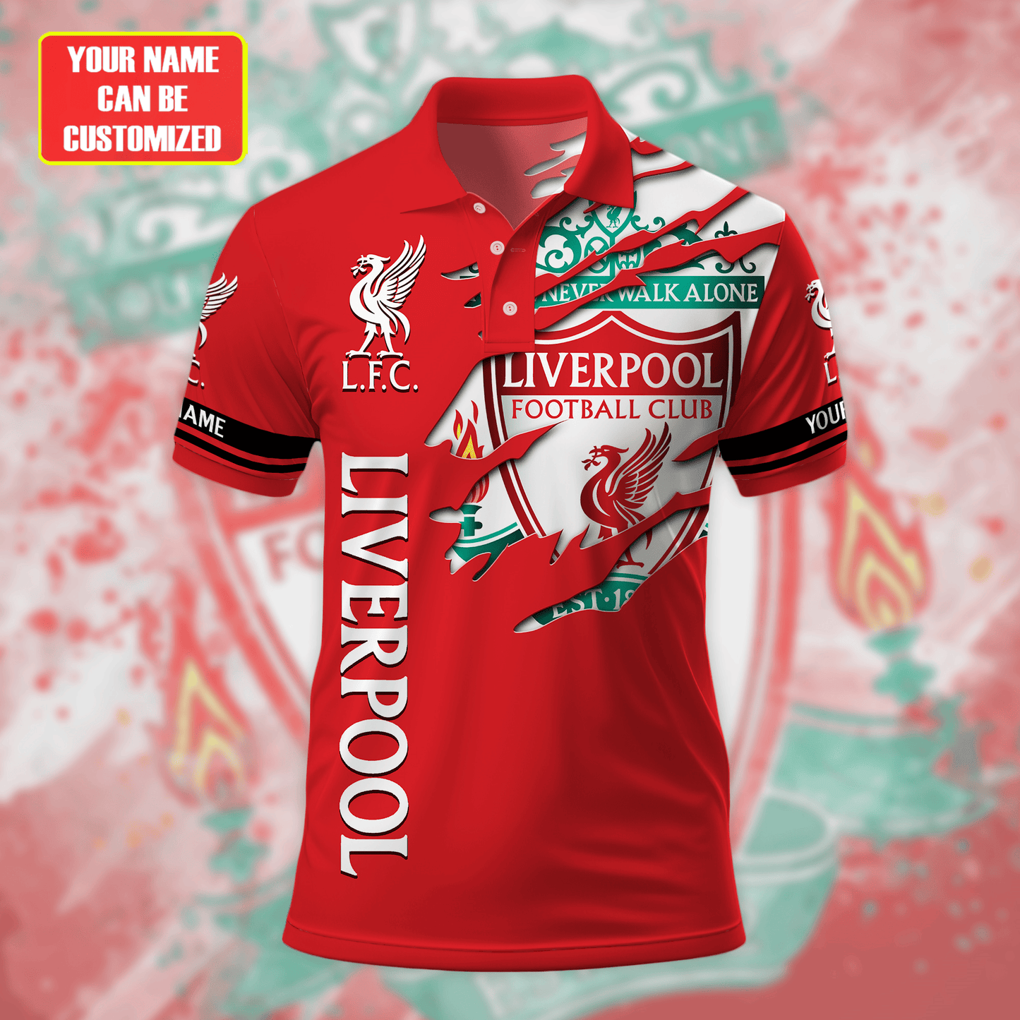 Personalized Liverpool 3D Full Printing Set , Liverpool Shirt , Hoodie , Short , Polo ,hawaii V10