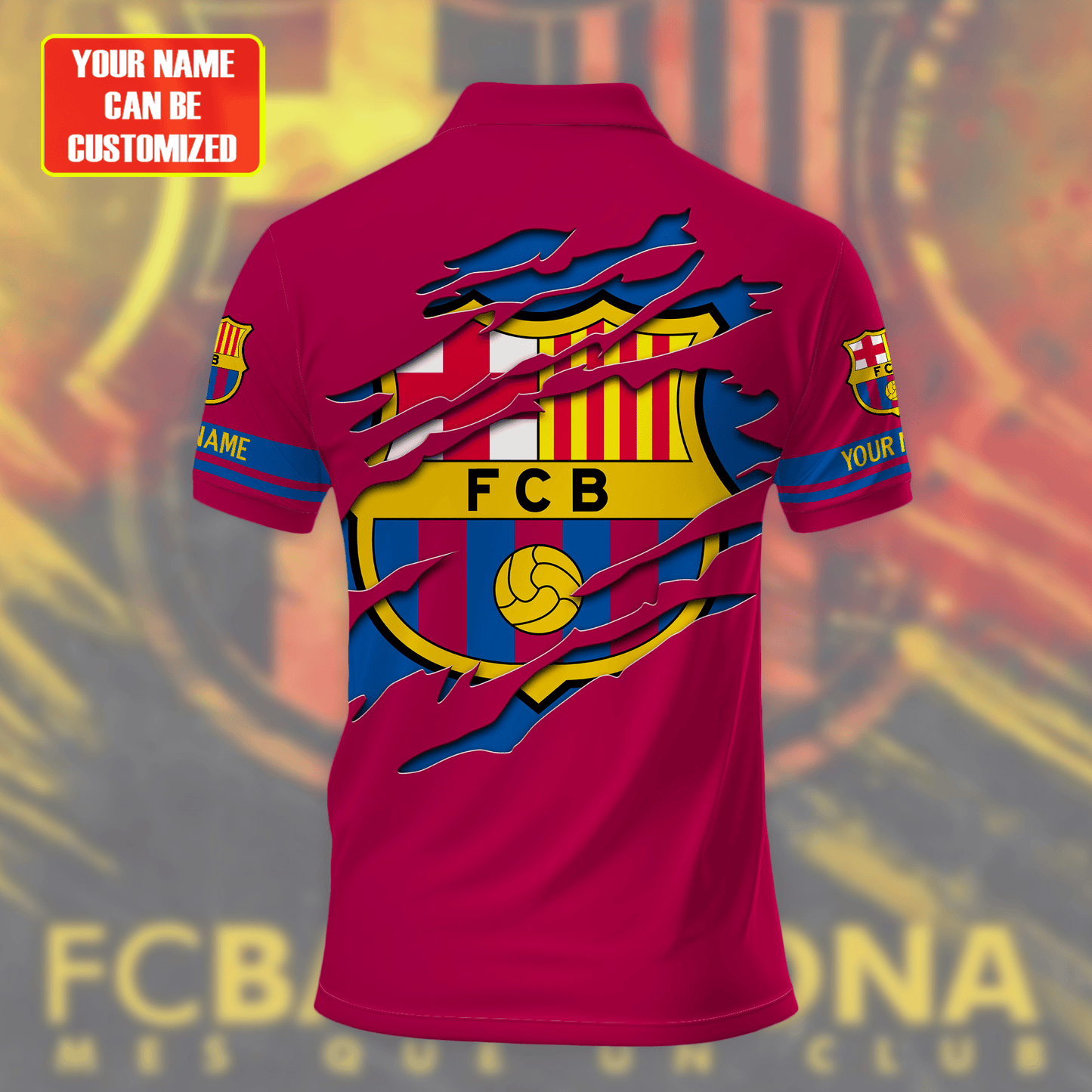 Personalized Barcelona 3D Full Printing Set , Barcelona Shirt , Hoodie , Short , Polo ,hawaii V6