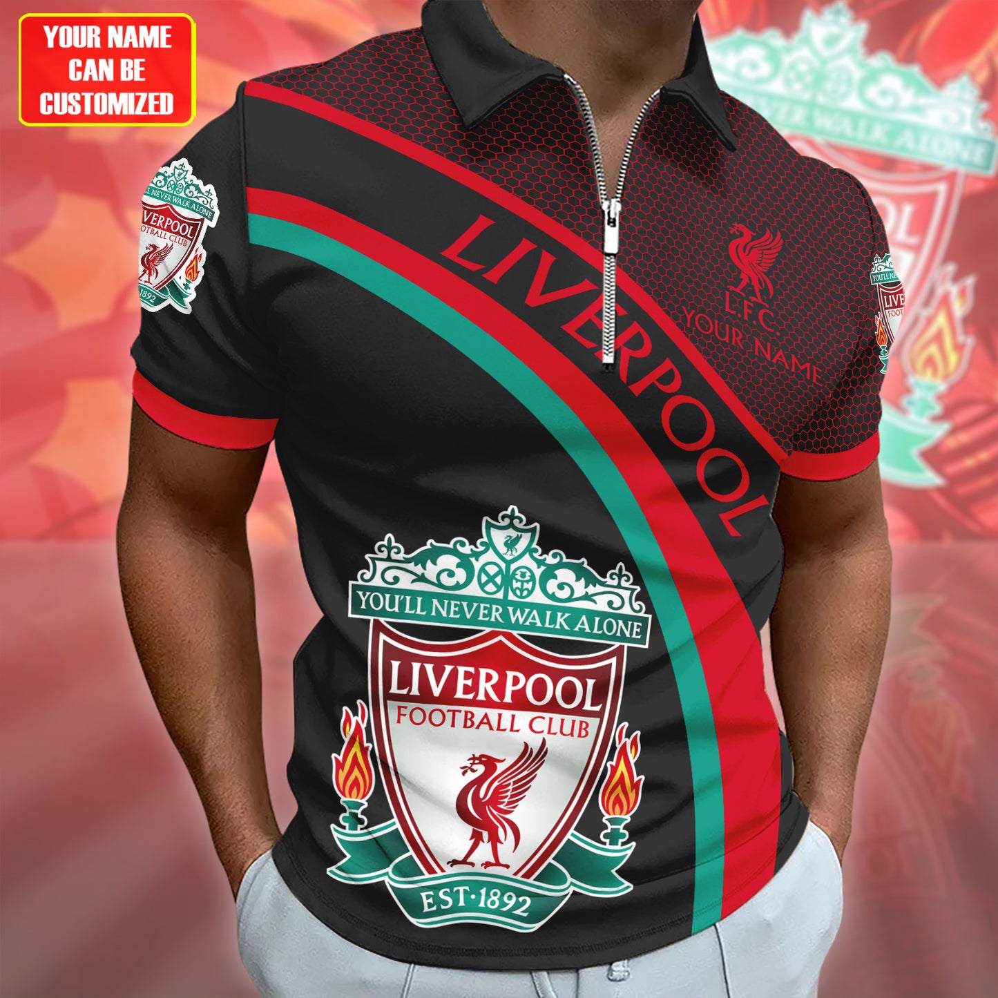 Personalized Liverpool 3D Full Printing Set , Liverpool Shirt , Hoodie , Short , Polo ,hawaii V13
