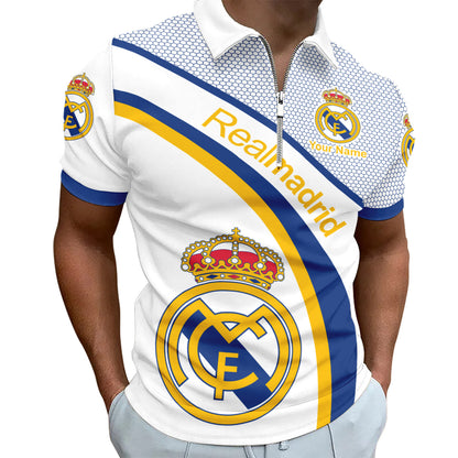Personalized Real Madrid 3D Full Printing Set , Real Madrid Shirt , Hoodie , Short , Polo ,hawaii V3