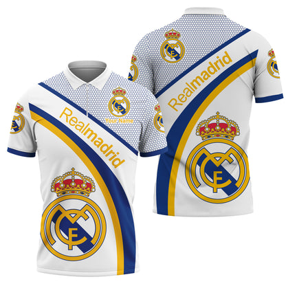Personalized Real Madrid 3D Full Printing Set , Real Madrid Shirt , Hoodie , Short , Polo ,hawaii V3
