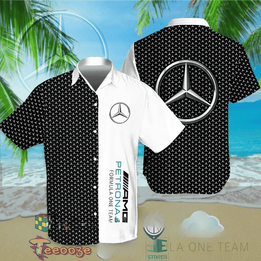 Merc AMG Petronas Tropical Hawaii Shirt Beach Short V9