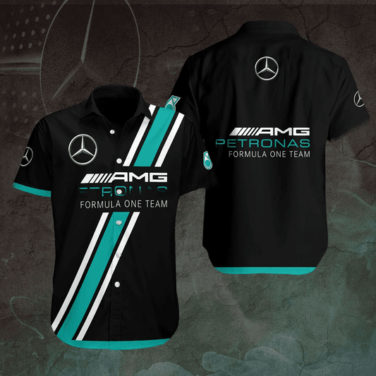 Merc AMG Petronas Tropical Hawaii Shirt Beach Short V10 Q160416