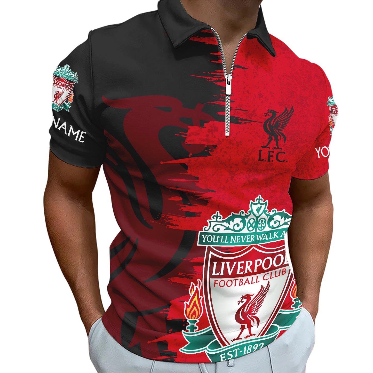 Personalized Liverpool 3D Full Printing Set , Liverpool Shirt , Hoodie , Short , Polo ,hawaii V15