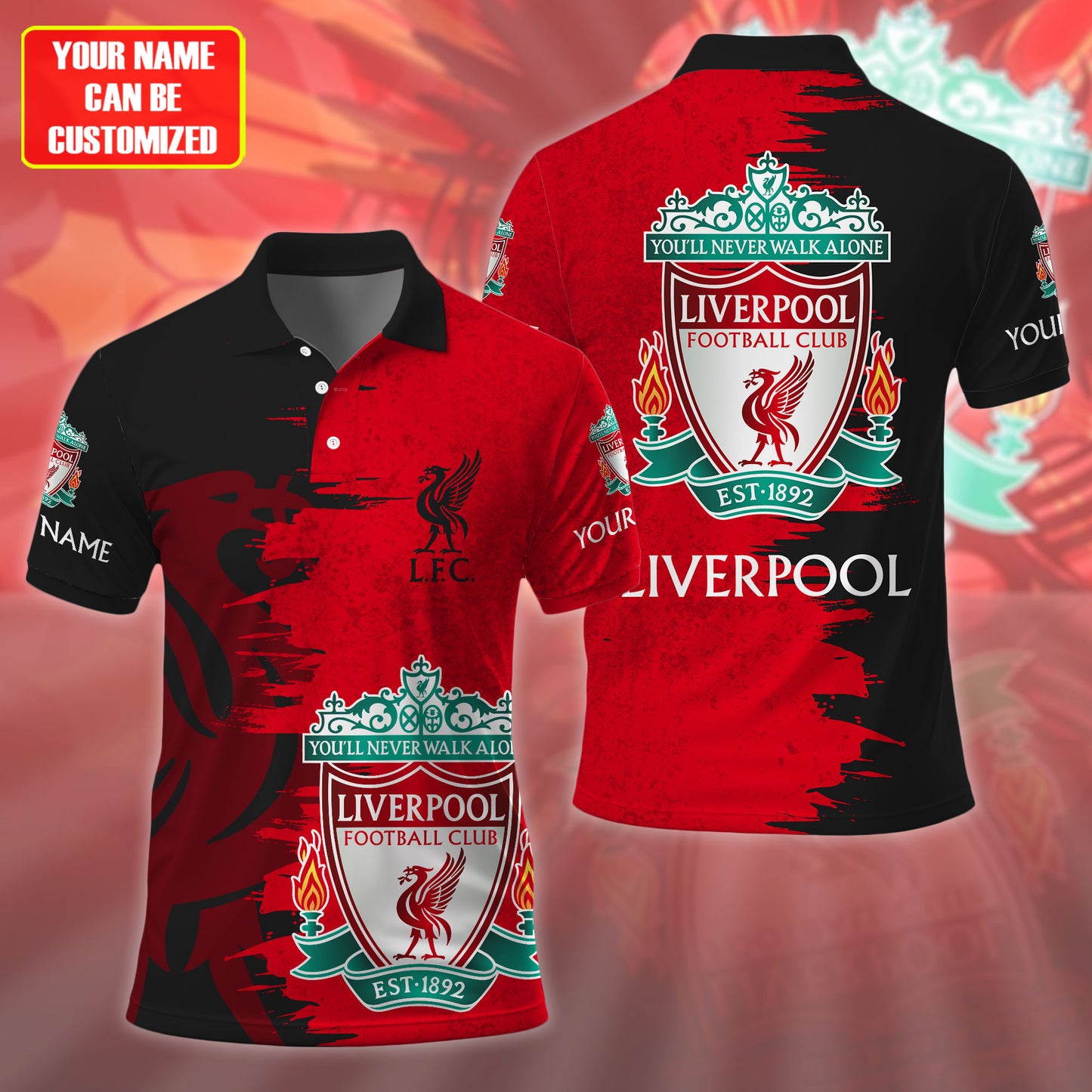 Personalized Liverpool 3D Full Printing Set , Liverpool Shirt , Hoodie , Short , Polo ,hawaii V15