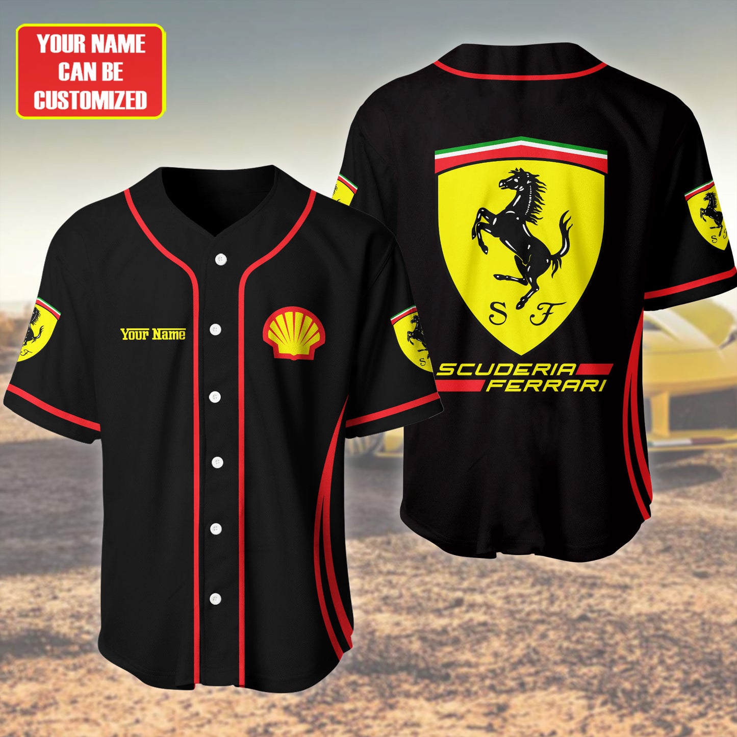 Personalized SF - Baseball Jersey Shirt 3D