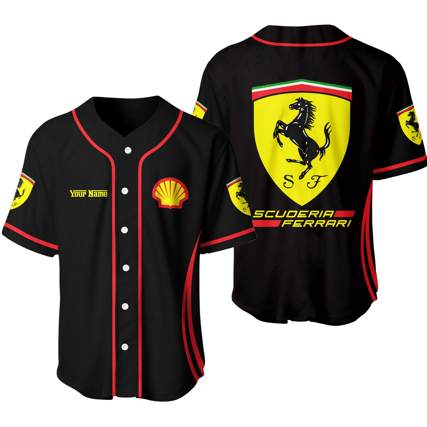 Personalized SF - Baseball Jersey Shirt 3D