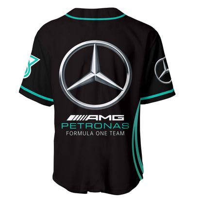Personalized Merc AMG Petronas - Baseball Jersey Shirt 3D