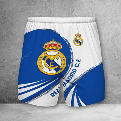 Personalized Real Madrid 3D Full Printing Set , Real Madrid Shirt , Hoodie , Short , Polo ,hawaii V4