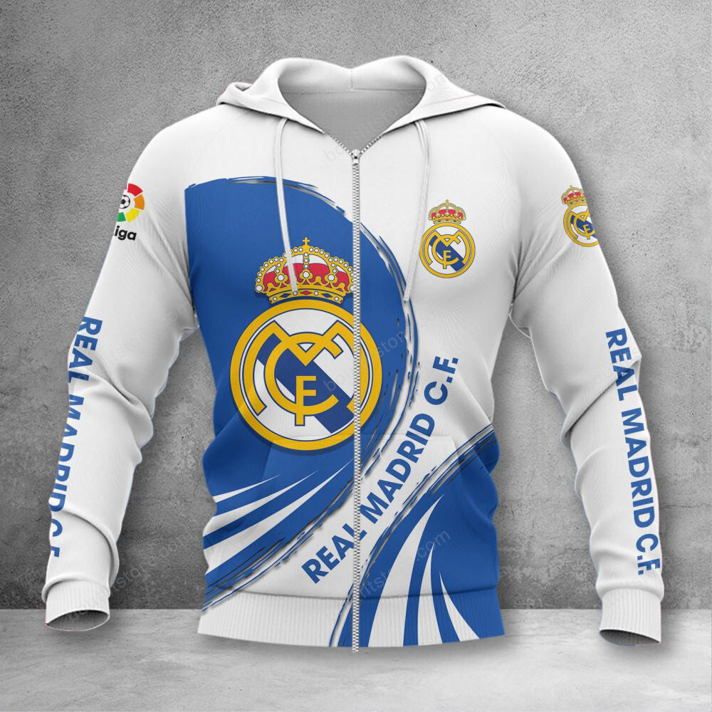 Personalized Real Madrid 3D Full Printing Set , Real Madrid Shirt , Hoodie , Short , Polo ,hawaii V4