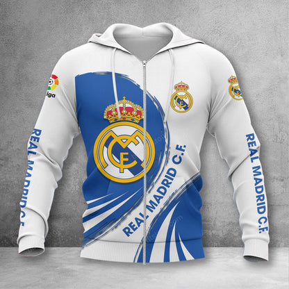 Personalized Real Madrid 3D Full Printing Set , Real Madrid Shirt , Hoodie , Short , Polo ,hawaii V4