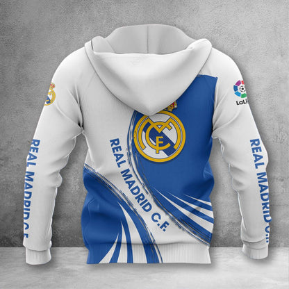 Personalized Real Madrid 3D Full Printing Set , Real Madrid Shirt , Hoodie , Short , Polo ,hawaii V4