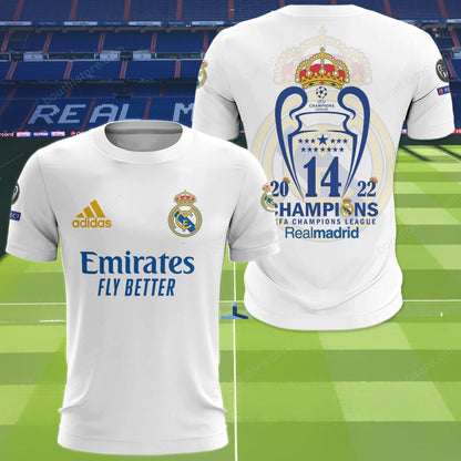 Personalized Real Madrid 3D Full Printing Set , Real Madrid Shirt , Hoodie , Short , Polo ,hawaii V5
