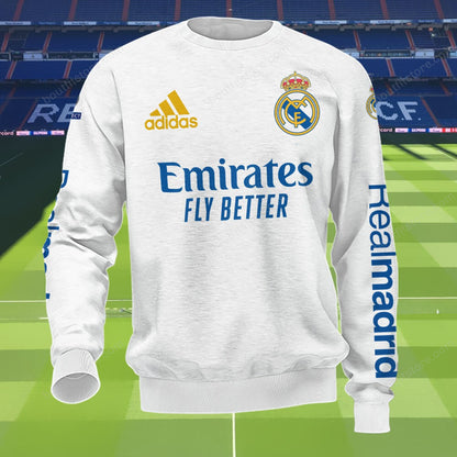 Personalized Real Madrid 3D Full Printing Set , Real Madrid Shirt , Hoodie , Short , Polo ,hawaii V5
