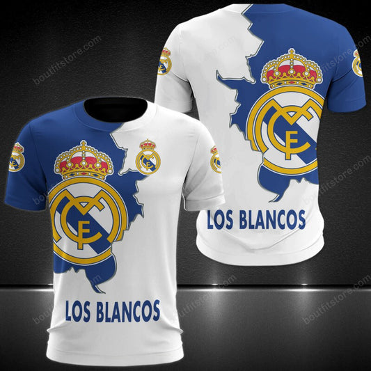 Personalized Real Madrid 3D Full Printing Set , Real Madrid Shirt , Hoodie , Short , Polo ,hawaii V7
