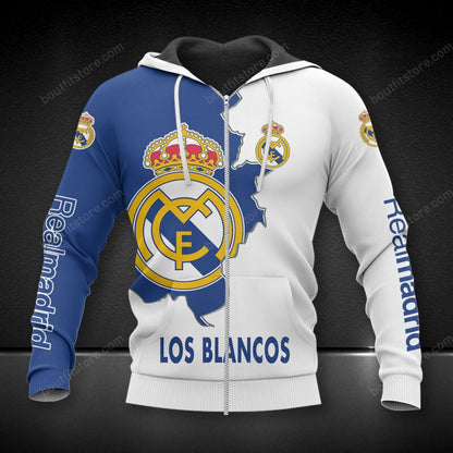 Personalized Real Madrid 3D Full Printing Set , Real Madrid Shirt , Hoodie , Short , Polo ,hawaii V7