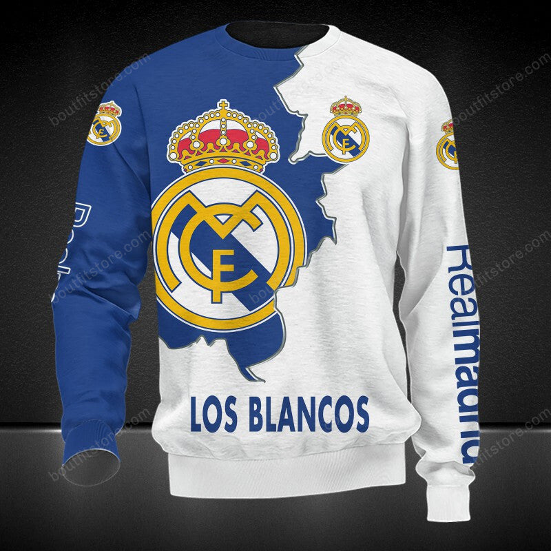 Personalized Real Madrid 3D Full Printing Set , Real Madrid Shirt , Hoodie , Short , Polo ,hawaii V7